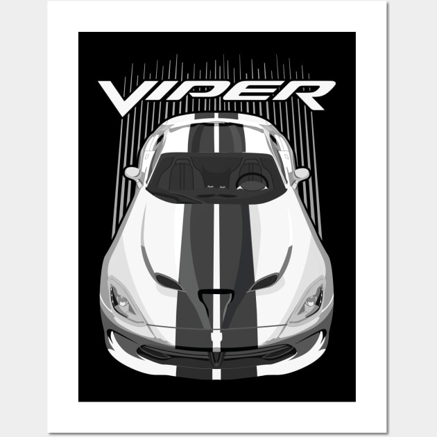 Viper SRT-white Wall Art by V8social